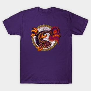 Colorful Decorative Koi Fish Art T-Shirt